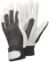 Tegera TEGERA Grey, White Leather Assembly Work Gloves, Size 11