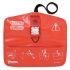 Master Lock PVC-Polyester-Gewebe und HDPE-Kunststoff Halter Typ Kugelhahnverriegelung, Rot