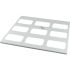 Eaton Grey Cover Plate Steel Faceplates & Mounting Plates