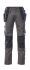 Mascot Workwear Kassel Unisex Hose, 35 % Baumwolle, 65 % Polyester Grau/Schwarz Leichte Ausführung, Größe 108cm /