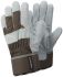 Tegera TEGERA Grey, White Leather Harsh Environment Work Gloves, Size 11