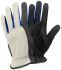 Tegera TEGERA Black, Blue, Grey Synthetic Leather Dry Environment Work Gloves, Size 10