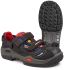 Jalas 3820R Unisex Black, Blue, Red Aluminium Toe Capped Safety Shoes, UK 9, EU 43