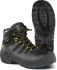 Jalas 6438 Unisex Black, Yellow Composite Toe Capped Safety Shoes, UK 7, EU 41