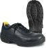 Jalas 6428 Unisex Black Composite Toe Capped Safety Shoes, UK 4, EU 37