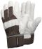 Tegera TEGERA Grey, White Leather Harsh Environment Work Gloves, Size 10