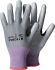 Tegera TEGERA Grey Elastane, HPPE, Nylon Cut Resistant Work Gloves, Size 6, Polyurethane Coating