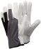 Tegera TEGERA Black, Grey, White Leather Dry Environment Work Gloves, Size 8