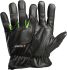 Tegera TEGERA Black, Green Synthetic Leather Dry Environment Work Gloves, Size 10