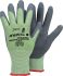 Tegera TEGERA Green, Grey Glass Fibre Thread, Recycled Polyester, Spandex Cut Resistant Work Gloves, Size 10, Nitrile