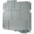 Eaton Grey Mounting Plate Galvanised Steel Mounting Plate