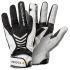 Tegera TEGERA Black, White Leather Construction Work Gloves, Size 10