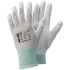 Tegera TEGERA Grey, White Carbon, Nylon Dry Environment Work Gloves, Size 10, Polyurethane Coating