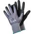 Tegera TEGERA Black, Grey Nylon, Spandex Dry Environment Work Gloves, Size 6, Nitrile Coating