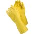 Tegera TEGERA Yellow Latex Chemical Resistant Work Gloves, Size 9