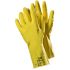 Tegera TEGERA Yellow Latex Chemical Resistant Work Gloves, Size 7