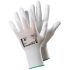 Tegera TEGERA White Nylon Dry Environment Work Gloves, Size 10, Polyurethane Coating