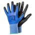 Tegera TEGERA Black, Blue Nylon, Spandex Dry Environment Work Gloves, Size 10, Nitrile Foam Coating