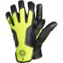 Tegera TEGERA Black, Yellow Leather Cold Resistant Work Gloves, Size 8