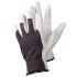 Tegera TEGERA Grey, White Leather Dry Environment Work Gloves, Size 10