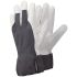 Tegera TEGERA Grey, White Leather Harsh Environment Work Gloves, Size 10
