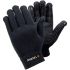 Guantes de trabajo de Acrílico, Poliéster, Licra Negro Tegera serie TEGERA, talla 1, con recubrimiento de PVC,