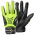 Tegera TEGERA Black, Yellow Leather Cut Resistant Work Gloves, Size 10