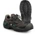 Jalas 6468 Unisex Black, Green, Grey Composite Toe Capped Safety Shoes, UK 4, EU 37