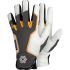 Tegera TEGERA Grey, White Leather Waterproof Work Gloves, Size 10