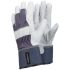 Tegera TEGERA Grey, White Leather Harsh Environment Work Gloves, Size 10