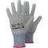 TEGERA Blue, Grey Carbon, CRF Technology, Glass Fibre Thread, HPPE, Polyester, Spandex Cut Resistant Work Gloves, Size