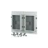 Eaton Grey Front Plate Steel Faceplate & Mounting Plate