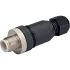 SWD plug, 5pole M12, screw