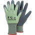 Tegera TEGERA Green, Grey Recycled Polyester, Spandex Heat Resistant Work Gloves, Size 7, Nitrile Foam Coating