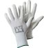 Tegera TEGERA White Nylon, Spandex Dry Environment Work Gloves, Size 6, Nitrile Foam Coating