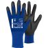 Tegera TEGERA Black, Blue Carbon, Nylon ESD Protection Work Gloves, Size 10, Polyurethane Coating