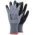 Tegera TEGERA Black, Grey Nylon Dry Environment Work Gloves, Size 8, PVC Coating