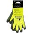 Tegera TEGERA Black, Yellow Polyester, Spandex Heat Resistant Work Gloves, Size 11, Nitrile Coating