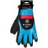 Tegera TEGERA Black, Blue Acrylic, CRF Technology, HPPE, Stainless Steel Fibre Yarn Cold Resistant Work Gloves, Size