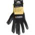 Tegera TEGERA Black, Yellow Nylon, Spandex Heat Resistant Work Gloves, Size 6, Nitrile Coating