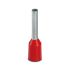 AI Insulated Ferrule, 1.5mm Pin Diameter, Red