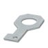 Phoenix Contact FLT-ISG-PL Series RAL 7042 Galvanised Steel Mounting Material, 70mm W, 136mm L for Use with Fixing the