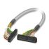 Phoenix Contact CK221R Series Round IDC Socket Cable Assembly, 2.54mm Pitch, 2m Length, IDC to IDC