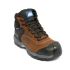 4104 Brown Composite Toe Capped Unisex Safety Boots, UK 6, EU 40