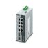 Phoenix Contact FL SWITCH 4008T-2SFP Series DIN Rail Mount Industrial Ethernet Switch, 8 RJ45 Ports, 10/100/1000Mbit/s