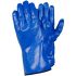 Tegera TEGERA Blue Chemical Resistant Work Gloves, Size 10, Nitrile Coating