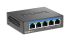 D-Link 5-Port 2.5G Multi-Gigabit Desktop Switch, Unmanaged 5 Port Gigabit Switch, EU