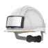 JSP EVOLite Mid White Safety Helmet with Chin Strap, Adjustable, Ventilated