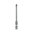 Phoenix Contact Pozidriv Driver Bit, PZ 1 x 70 mm Tip, 1/4 in Drive, Pozidriv Drive, 70 mm Overall