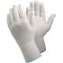 Tegera TEGERA White Nylon Work Gloves, Size 9
